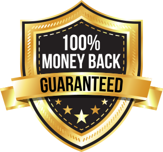 100% money back guaranteed